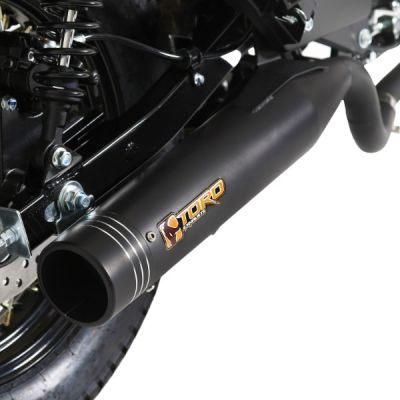 Toro Full Matt Black/Stainless Exhaust System